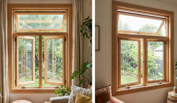 หน้าต่างบานสวิงและบานกระทุ้ง